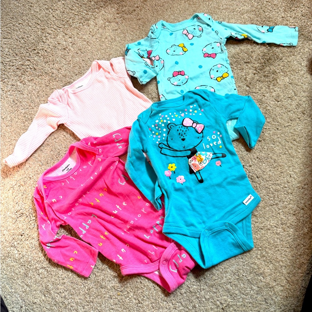 Gerber girl infant onesies
